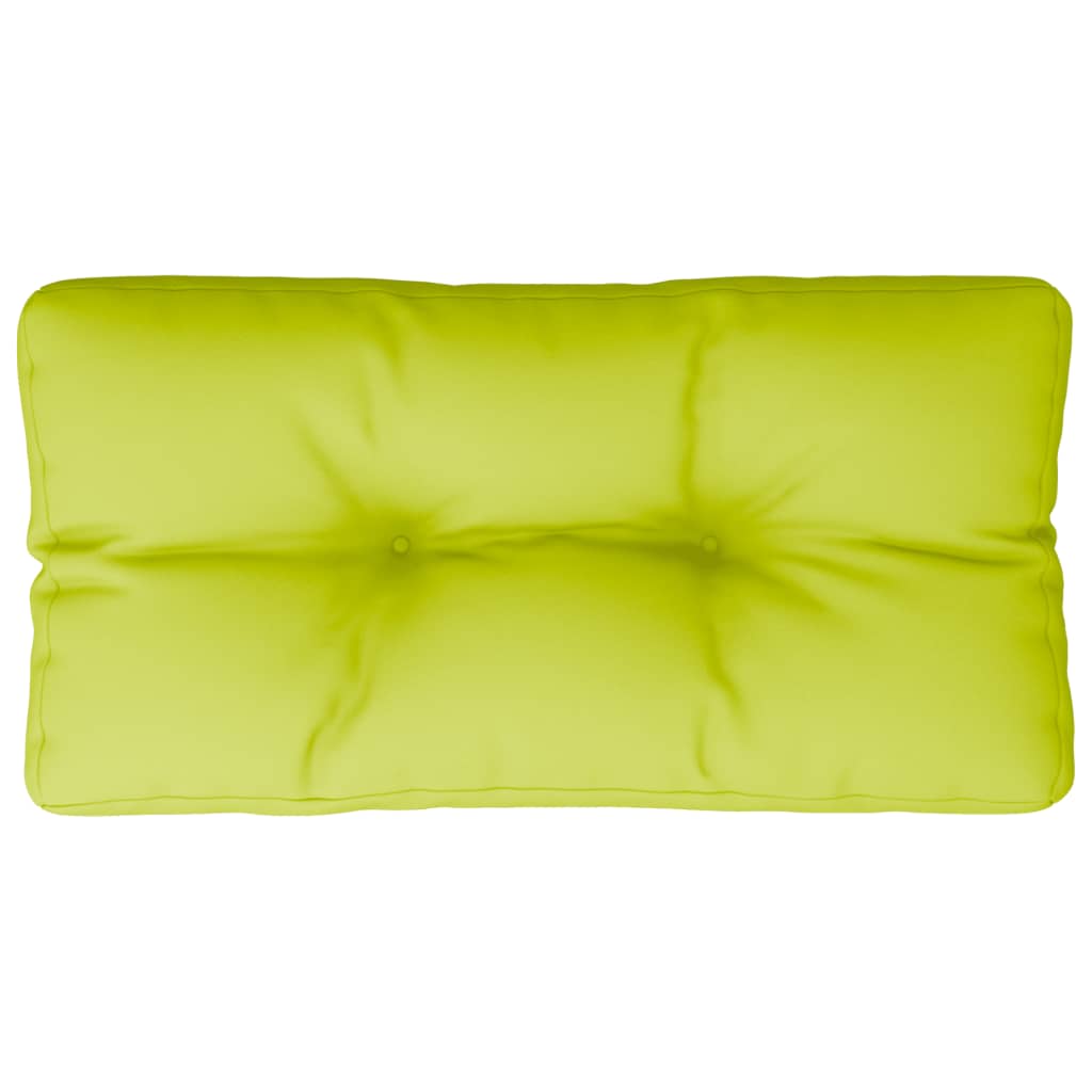 Poduška Na Palety Jasně Zelená 80 X 40 X 12 Cm Textil