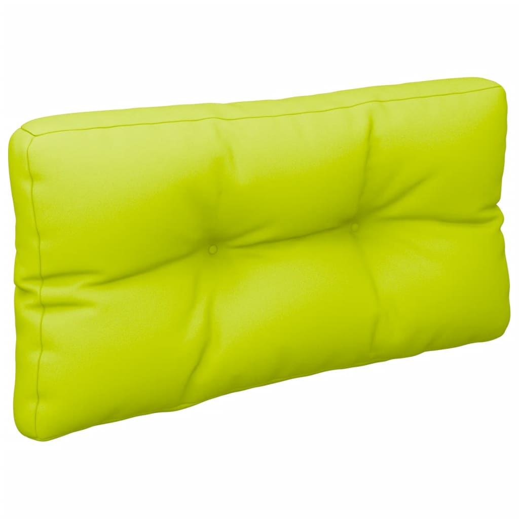 Poduška Na Palety Jasně Zelená 80 X 40 X 12 Cm Textil