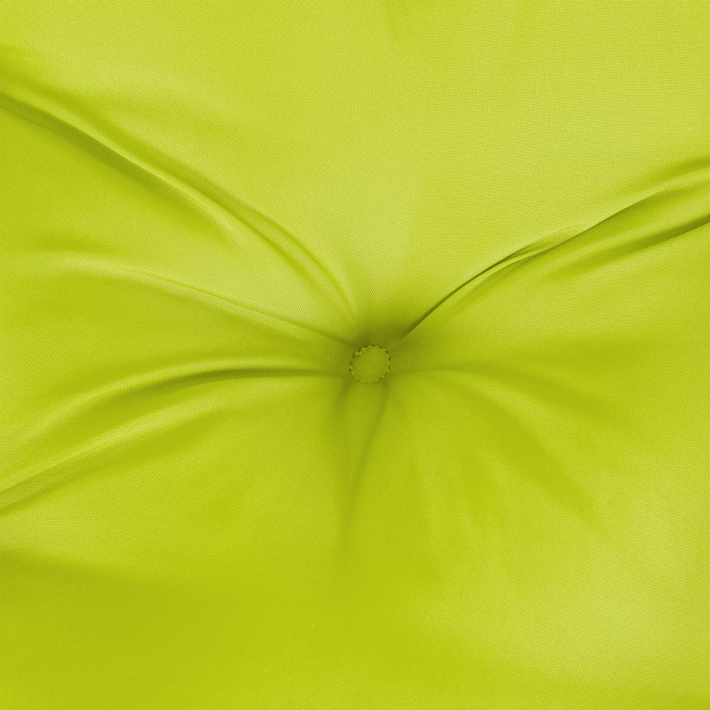 Poduška Na Palety Jasně Zelená 80 X 40 X 12 Cm Textil