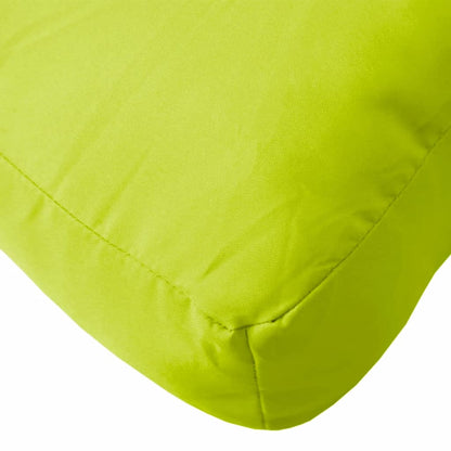 Poduška Na Palety Jasně Zelená 80 X 40 X 12 Cm Textil