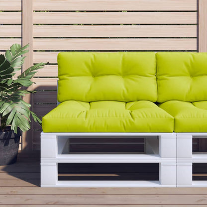Poduška Na Palety Jasně Zelená 80 X 40 X 12 Cm Textil