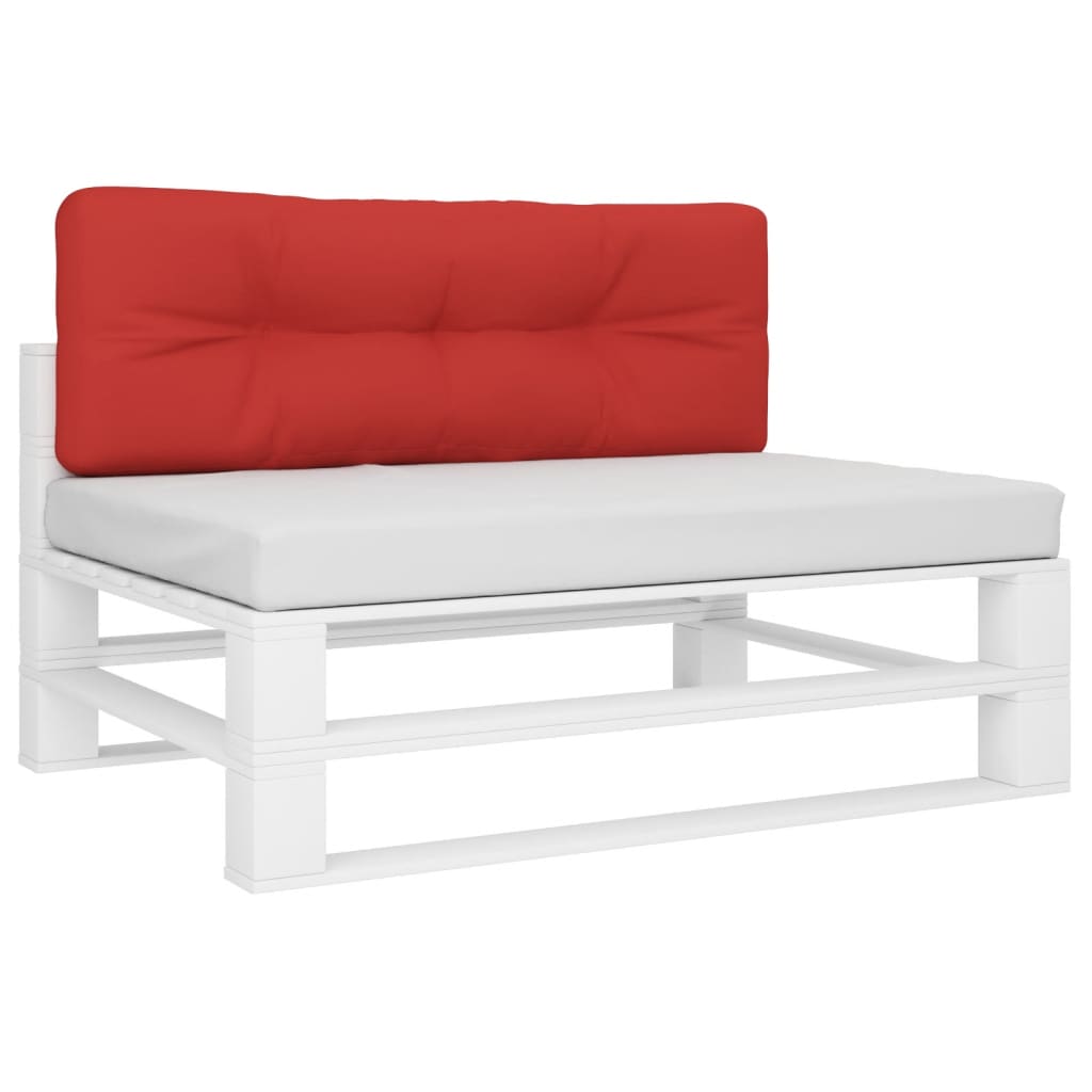 Poduška Na Palety Červená 120 X 40 X 12 Cm Textil
