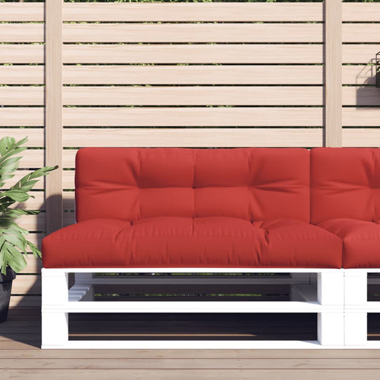 Poduška Na Palety Červená 120 X 40 X 12 Cm Textil