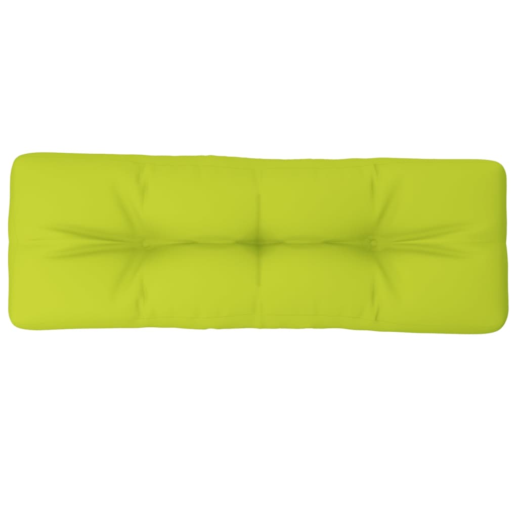 Poduška Na Palety Jasně Zelená 120 X 40 X 12 Cm Textil
