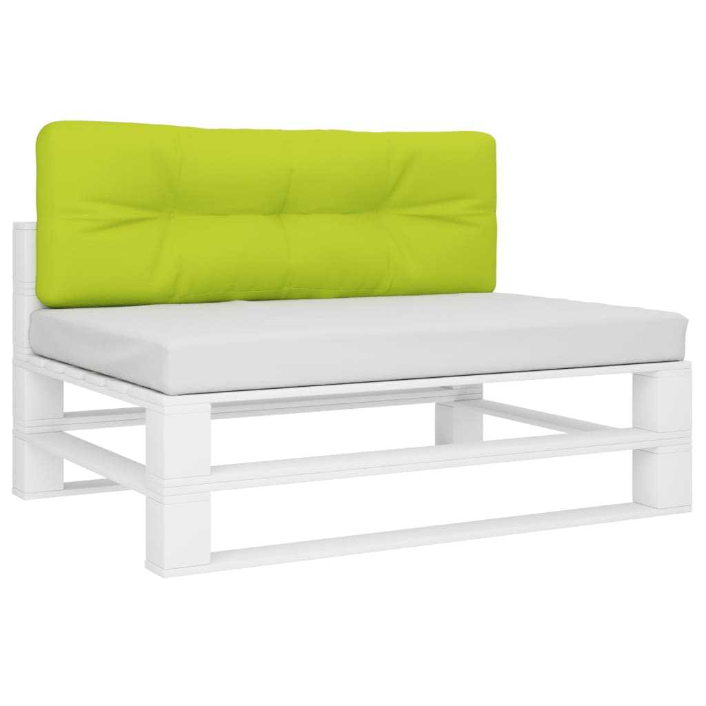 Poduška Na Palety Jasně Zelená 120 X 40 X 12 Cm Textil