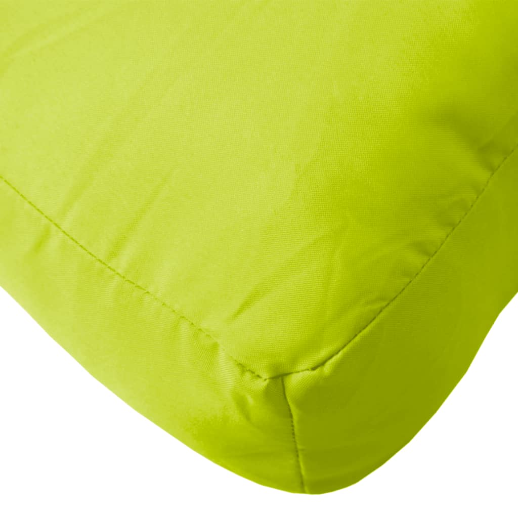 Poduška Na Palety Jasně Zelená 120 X 40 X 12 Cm Textil