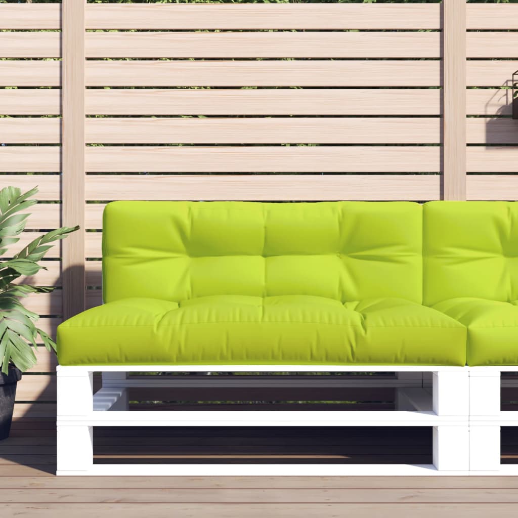Poduška Na Palety Jasně Zelená 120 X 40 X 12 Cm Textil
