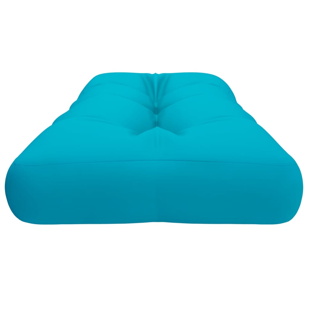 Poduška Na Palety Tyrkysová 120 X 40 X 12 Cm Textil