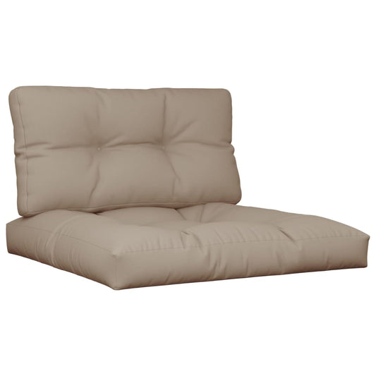 Podušky Na Palety 2 Ks Taupe Textil