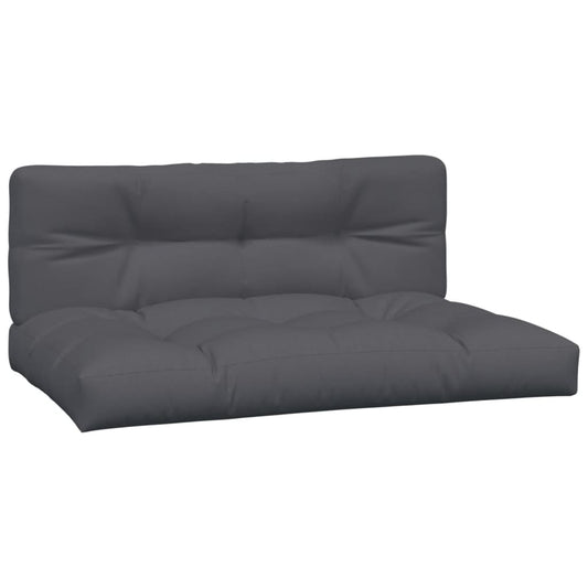 Podušky Na Palety 2 Ks Antracitové Textil