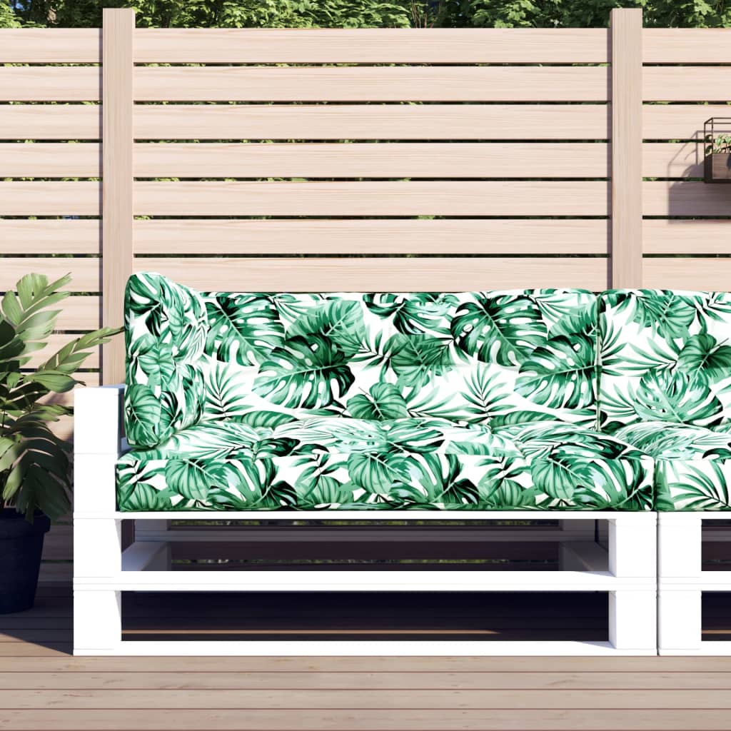 Podušky Na Palety 3 Ks Vzor Listů Textil