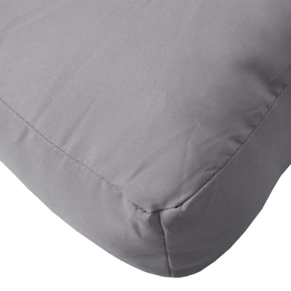 Podušky Na Palety 2 Ks Šedé Textil