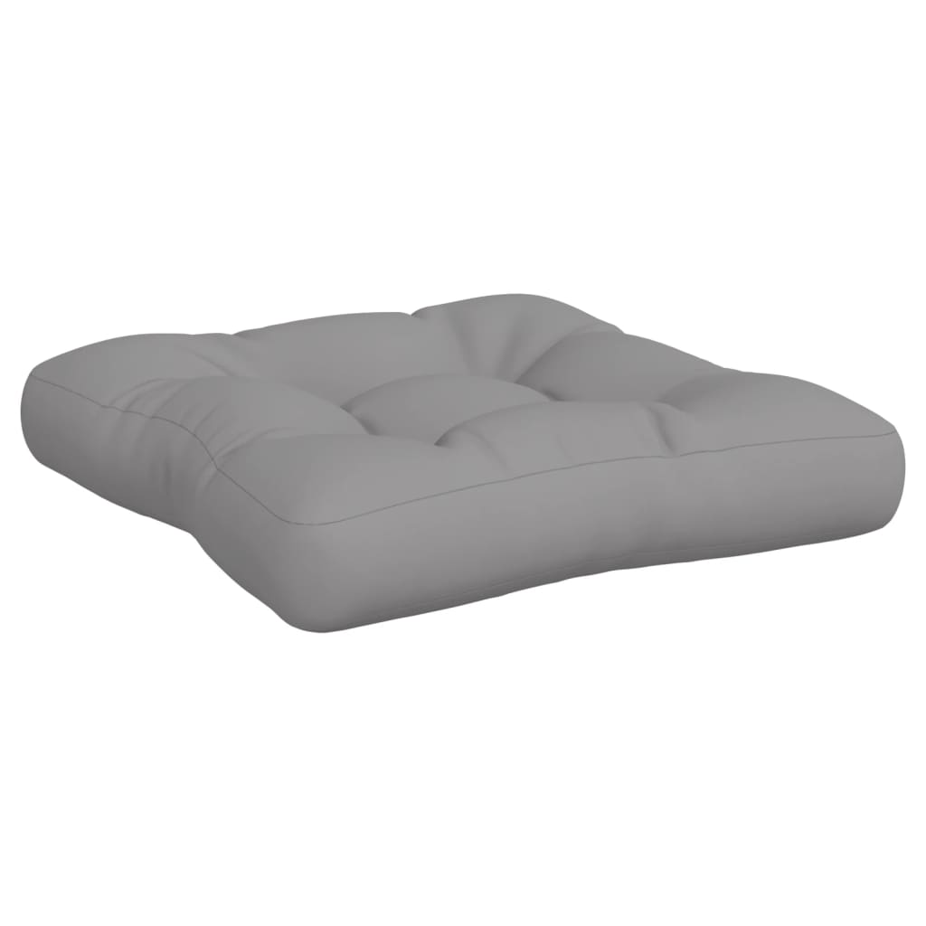 Podušky Na Palety 2 Ks Šedé Textil