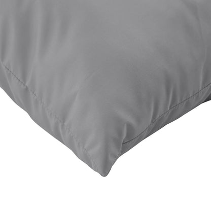 Podušky Na Palety 2 Ks Šedé Textil