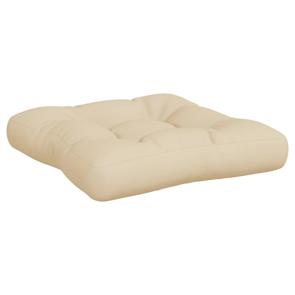 Podušky Na Palety 2 Ks Béžové Textil