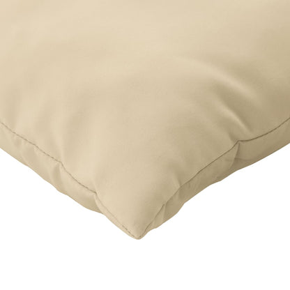 Podušky Na Palety 2 Ks Béžové Textil