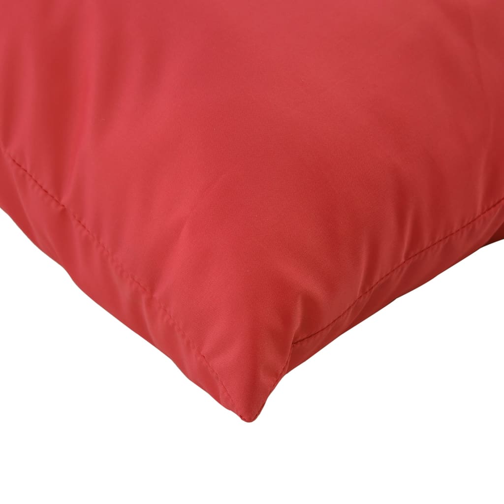 Podušky Na Palety 2 Ks Červené Textil