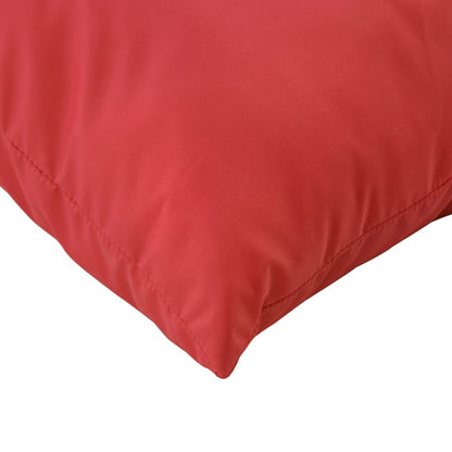 Podušky Na Palety 2 Ks Červené Textil