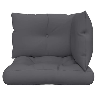 Podušky Na Palety 3 Ks Antracitové Textil