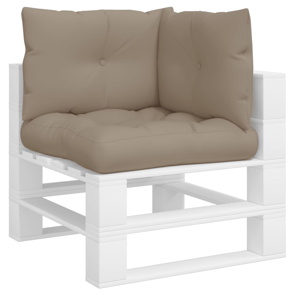 Podušky Na Palety 3 Ks Taupe Textil