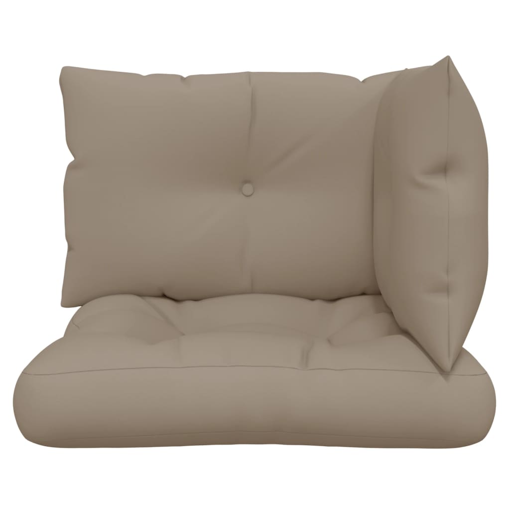 Podušky Na Palety 3 Ks Taupe Textil