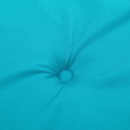 Podušky Na Zahradní Židli 4 Ks Tyrkysové Textil Tyrkysová