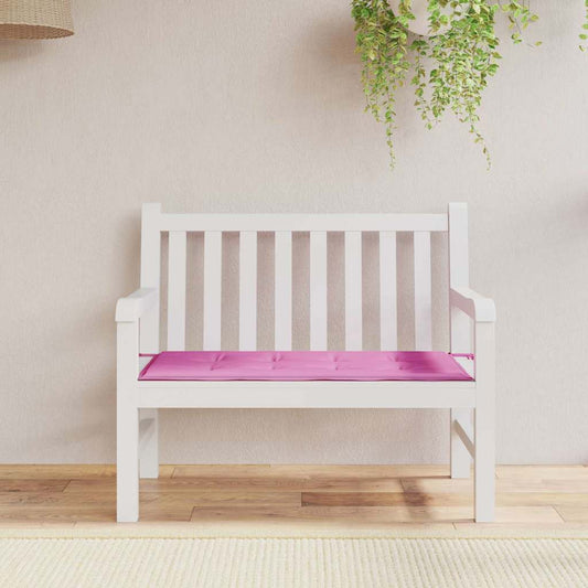 Polštář Na Židli Oxford Látka Růžová 120 X 50 X 3 Cm