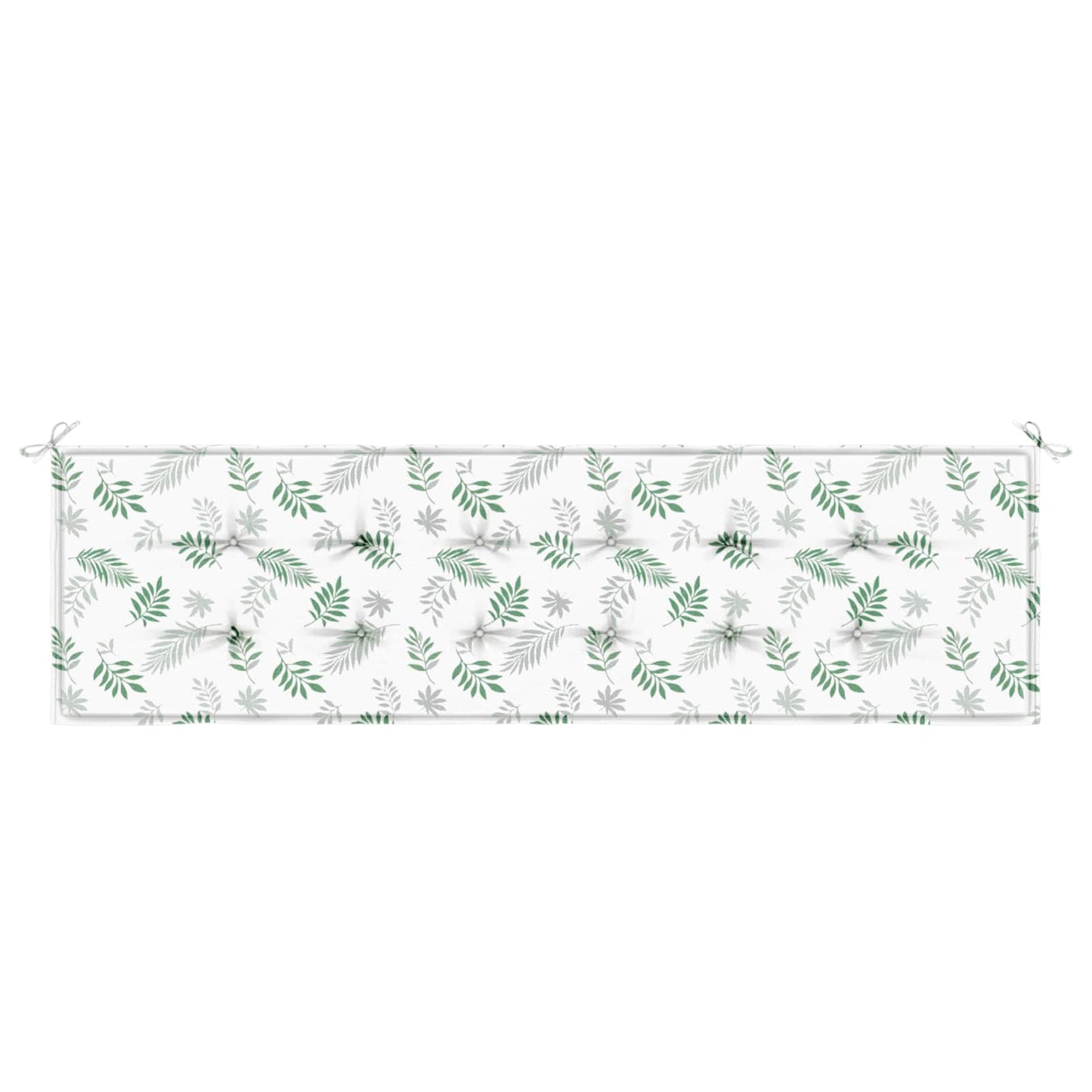 Podložka Na Lavici Oxford Látka Listový Design 150 X 50 X 3 Cm