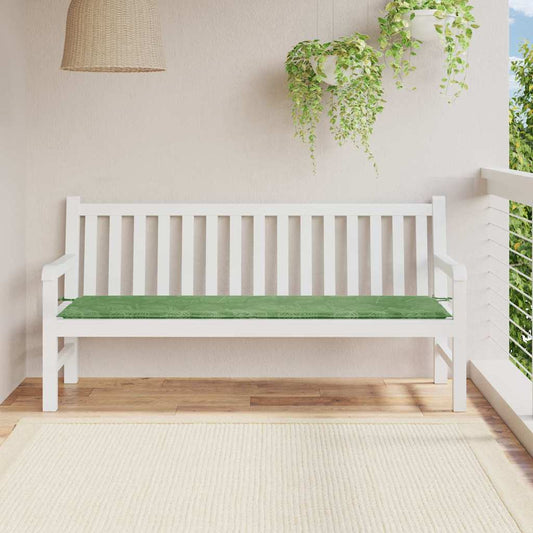 Podložka Na Lavici Oxford Látka Listový Design 150 X 50 X 3 Cm