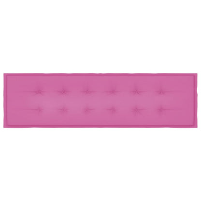Podložka Na Lavici Oxford Látka Růžová 150 X 50 X 3 Cm