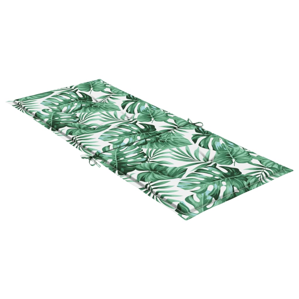 Podušky Na Židli S Vysokým Opěradlem 6 Ks Vzor Listů Textil