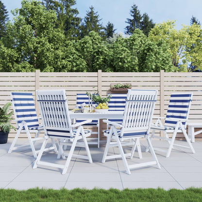 Podušky Na Židli S Vysokým Opěradlem 4 Ks Vzor Listů Textil