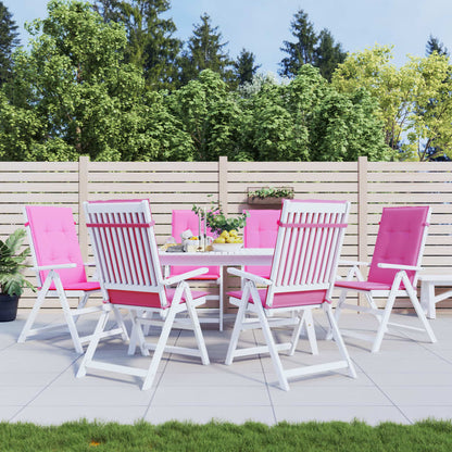 Podušky Na Židli S Vysokým Opěradlem 4 Ks Vzor Listů Textil