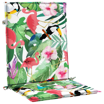 Podušky Na Židli S Nízkým Opěradlem 6 Ks Vícebarevné Textil