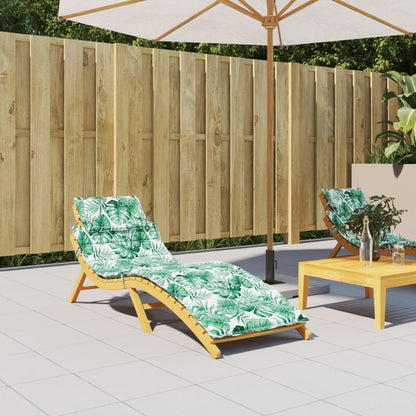 Poduška Na Lehátko Vzor Listů Oxfordská Látka