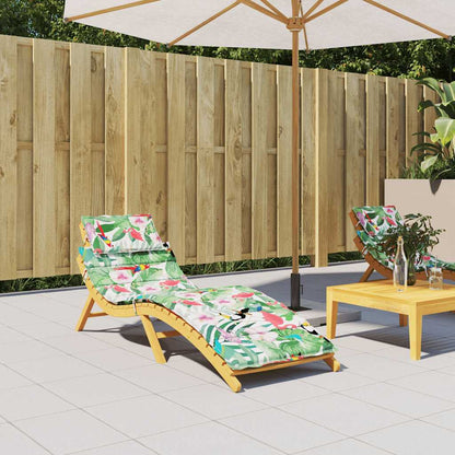 Poduška Na Lehátko Vzor Listů Oxfordská Látka