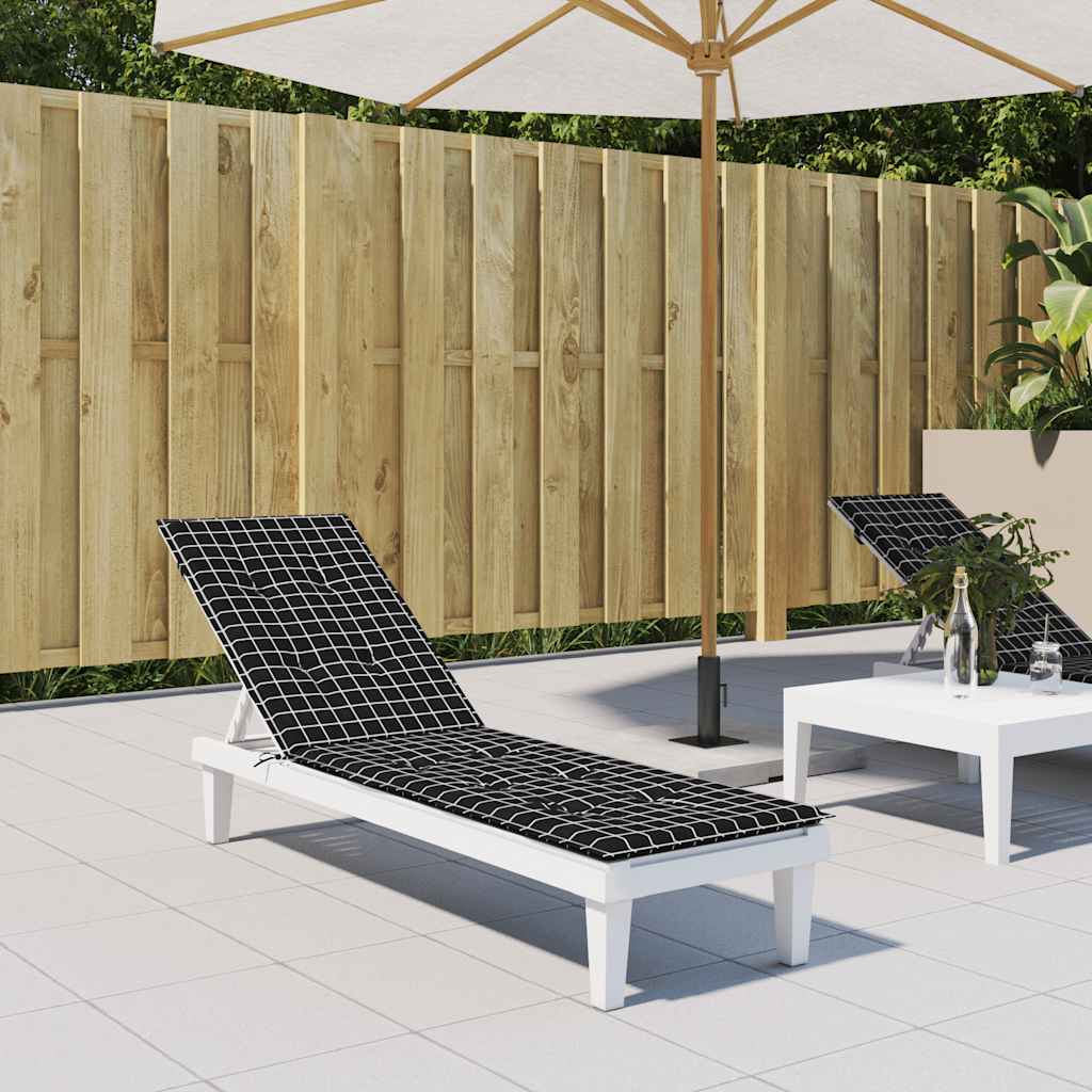 Poduška Na Polohovací Židli Červená Károvaná (75+105)X50X4 Cm