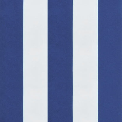 Podušky Na Židli 6 Ks Modré A Bílé Pruhy 40 X 40 X 7 Cm Textil