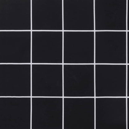 Podušky Na Lavici 2 Ks Černé Kárované 150 X 50 X 7 Cm Textil