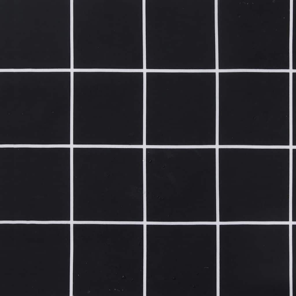 Podušky Na Nábytek Z Palet 2 Ks Černé Kostkovaný Vzor Oxford