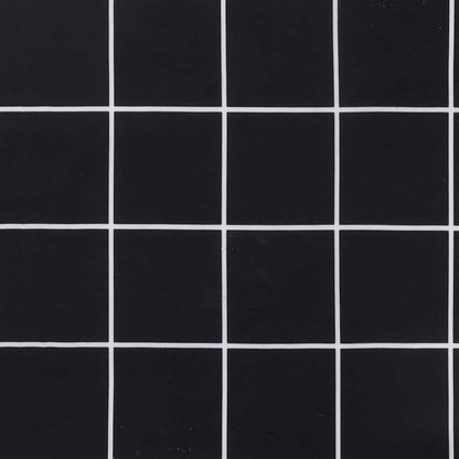 Podušky Na Nábytek Z Palet 2 Ks Černé Kostkovaný Vzor Oxford