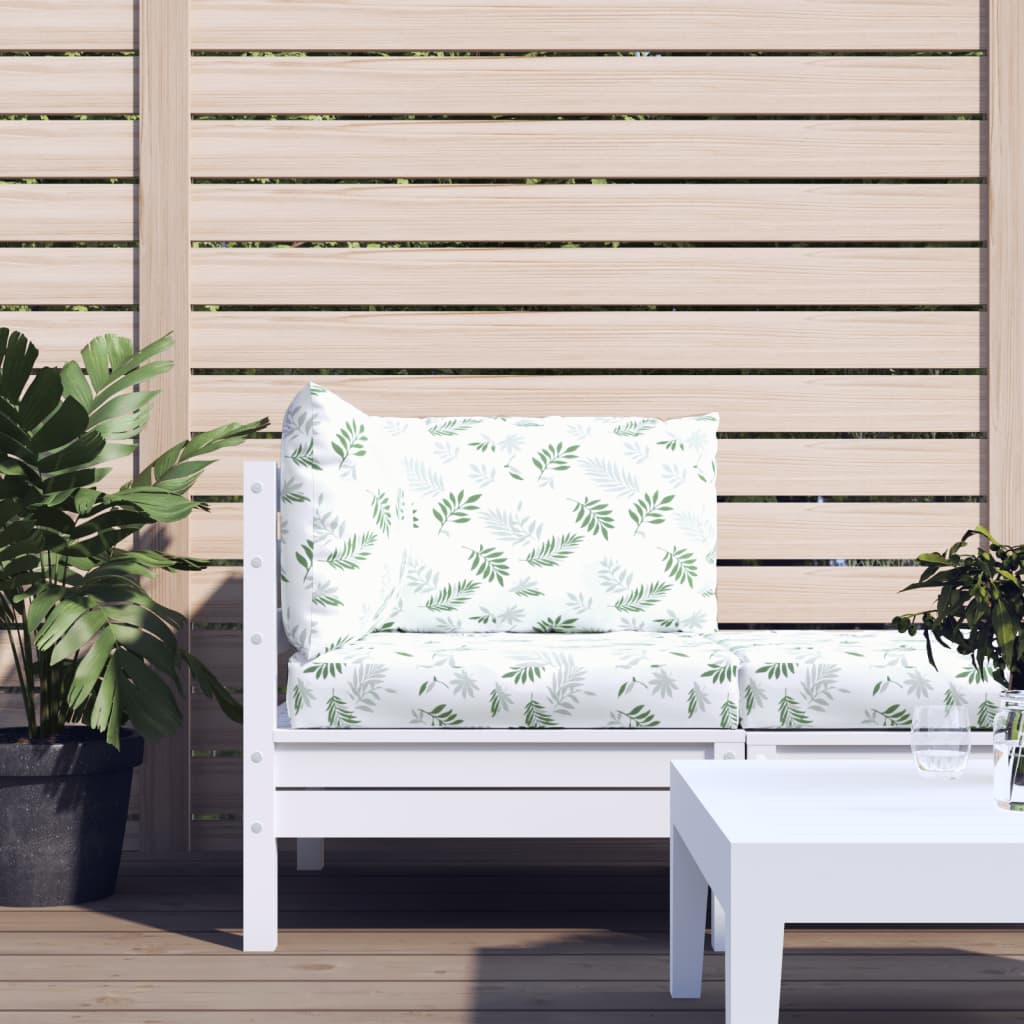 Podušky Na Nábytek Z Palet 2 Ks Černé Kostkovaný Vzor Oxford