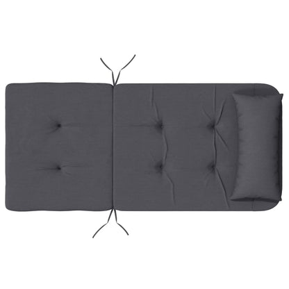 Podušky Na Židli Adirondack 2 Ks Antracitové Oxfordská Látka