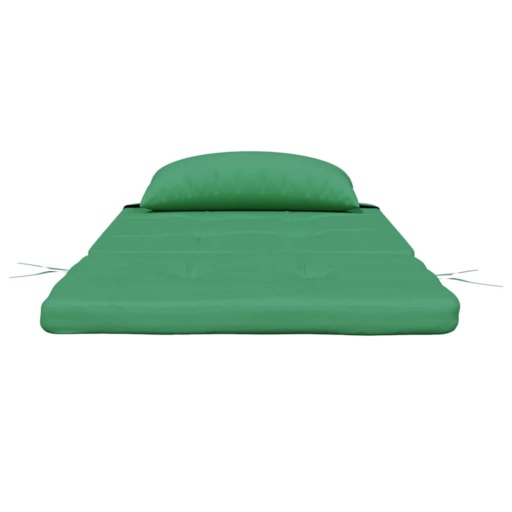 Polštáře Na Židle 2 Pcs Oxford Látka Zelená 58 X 77 X 4,5 Cm
