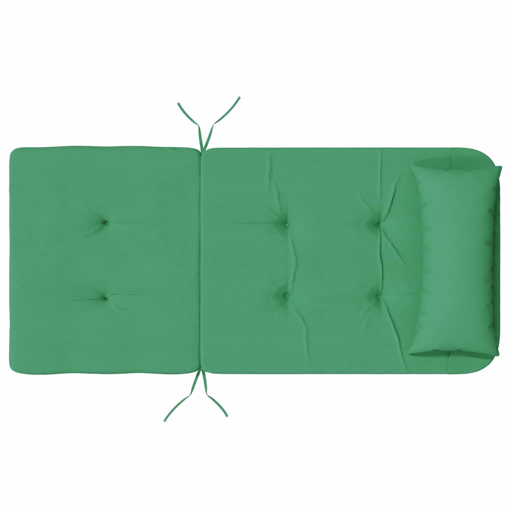 Polštáře Na Židle 2 Pcs Oxford Látka Zelená 58 X 77 X 4,5 Cm