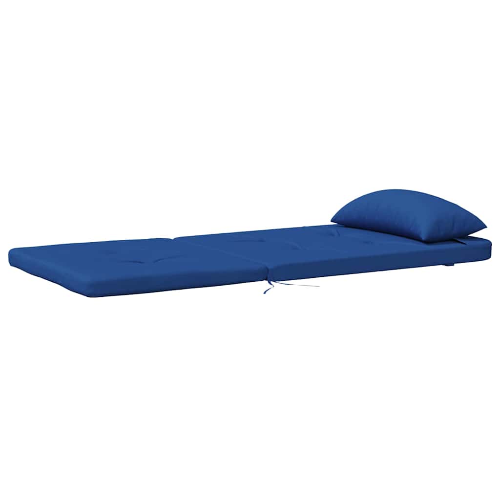 Polštáře Na Židle 2 Pcs Oxford Látka Modrá 58 X 77 X 4,5 Cm