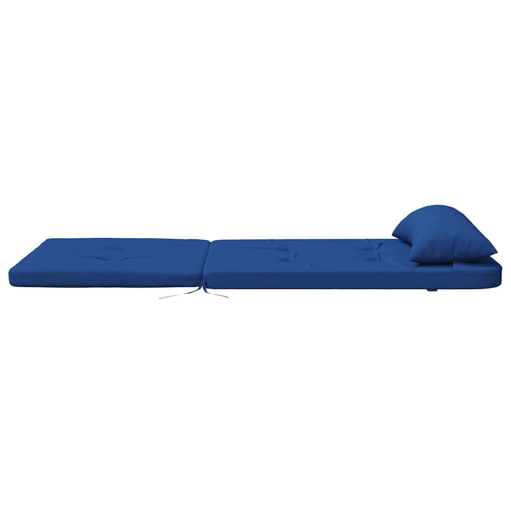 Polštáře Na Židle 2 Pcs Oxford Látka Modrá 58 X 77 X 4,5 Cm