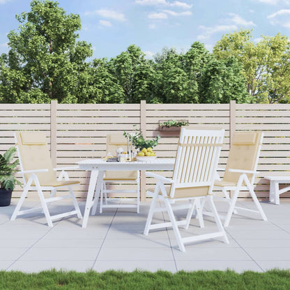 Podušky Na Židli S Vysokým Opěradlem 4 Ks Černé Látka Oxford