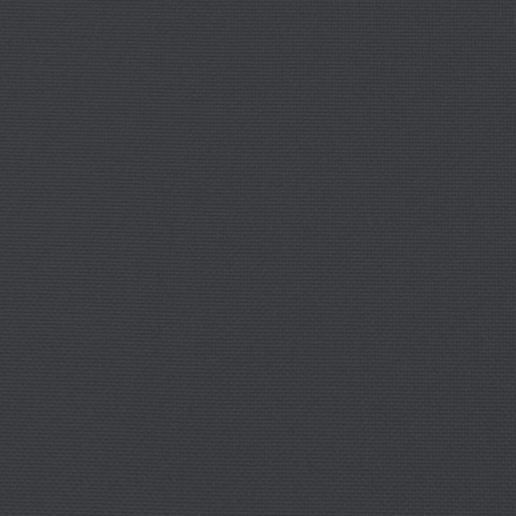 Podušky Na Židli S Vysokým Opěradlem 4 Ks Černé Látka Oxford