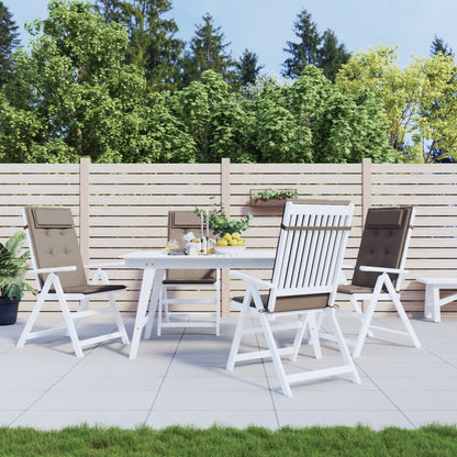 Podušky Na Židli S Vysokým Opěradlem 4 Ks Černé Látka Oxford